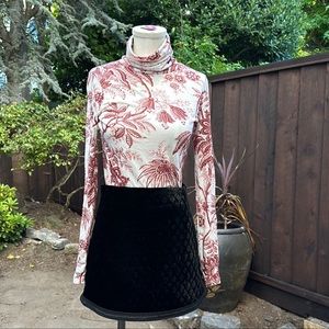 Cara Cara Black Velvet Chrissy Skirt